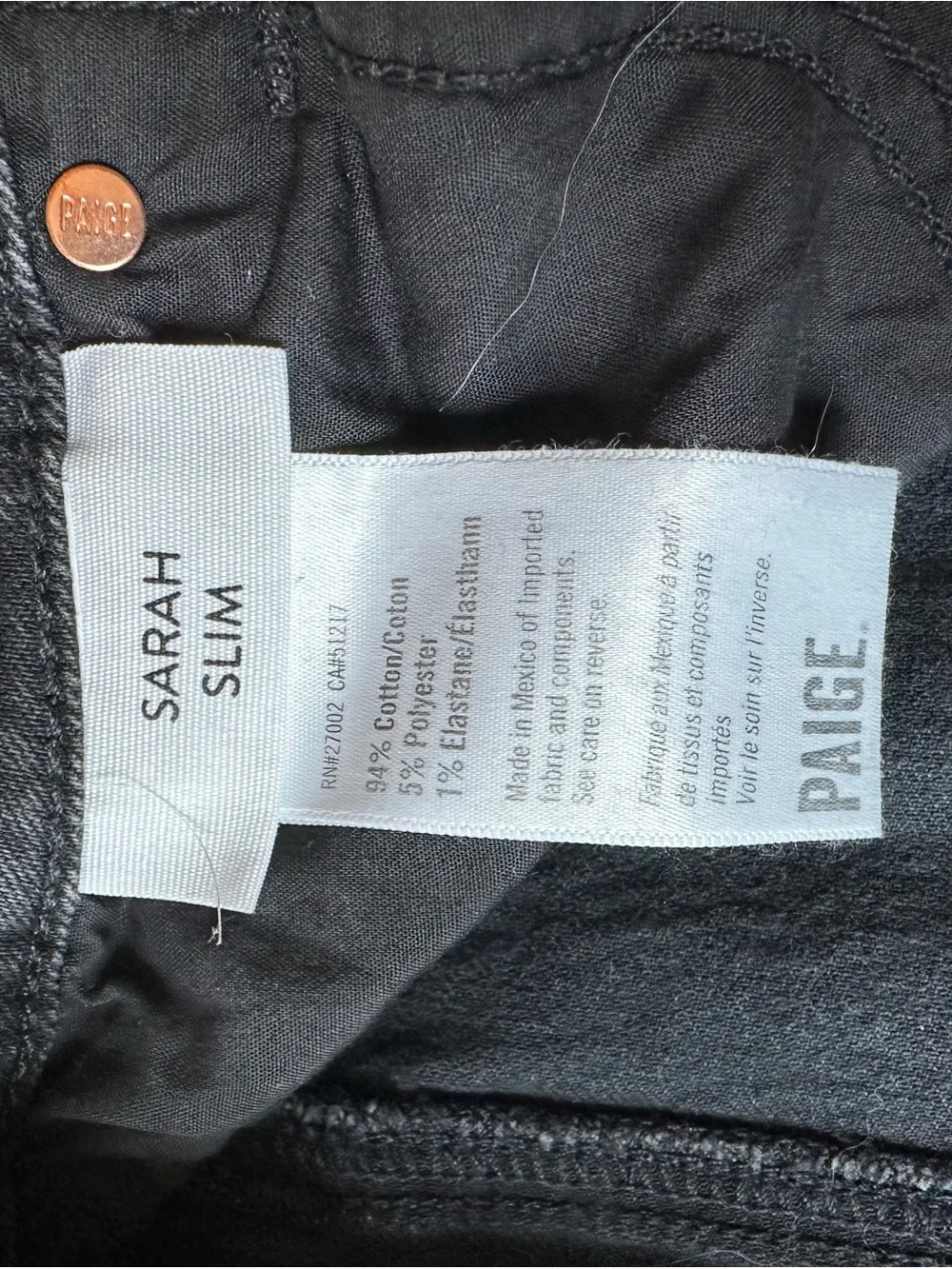 PAIGE Sarah High-Rise Slim Jeans